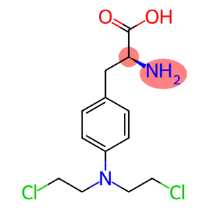 Alanine, 3-[p-[bis(2-chloroethyl)amino]phenyl]-, DL- (8CI)