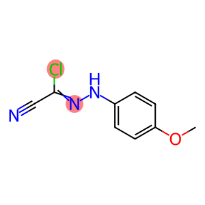Carbonocyanidohydrazonic chloride, (4-methoxyphenyl)- (9CI)