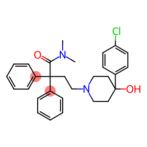 4-[4-(4-Chlorophenyl)-4-hydroxypiperidin-1-yl]-N,N-dimethyl-2,2-di(phenyl)butanamide