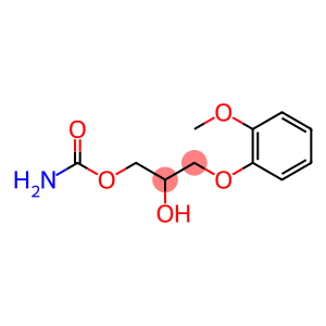 2-Hydroxy-3-(o-methoxyphenoxy)propyl carbamate