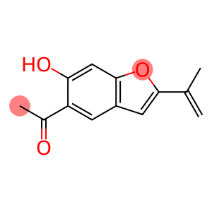 5-Acetyl-6-hydroxy-2-isopropenylbenzofuran