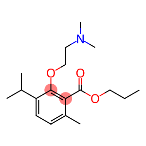 3-[2-(Dimethylamino)ethoxy]-p-cymene-2-carboxylic acid propyl ester