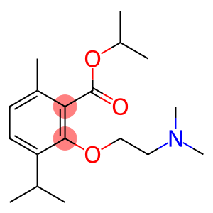 3-[2-(Dimethylamino)ethoxy]-p-cymene-2-carboxylic acid isopropyl ester
