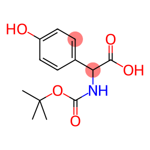 2-(叔丁氧羰基)氨基-2-(4-羟基苯基)乙酸