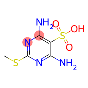 4,6-Diamino-2-methylthio-5-pyrimidinesulfonic acid