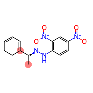 1-(1,3-Cyclohexadien-1-yl)ethanone 2,4-dinitrophenyl hydrazone