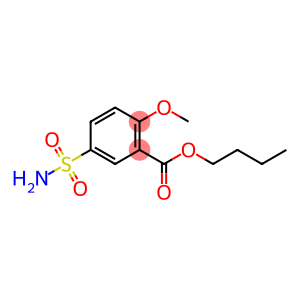butyl 5-sulphamoyl-o-anisate