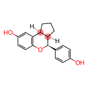 Cyclopenta[c][1]benzopyran-8-ol, 1,2,3,3a,4,9b-hexahydro-4-(4-hydroxyphenyl)-, (3aR,4S,9bS)-rel-