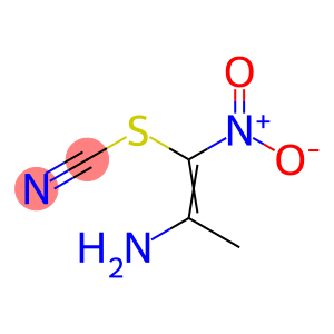 Thiocyanic acid, 2-amino-1-nitro-1-propen-1-yl ester
