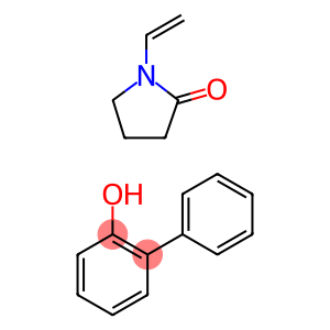 Polyvinylpyrrolidone-o-phenylphenol