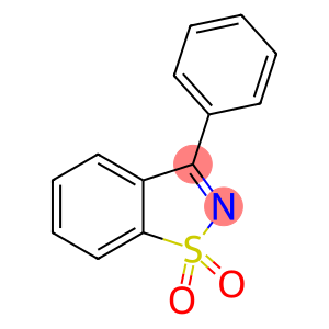 3-phenyl-1,2-benzisothiazole 1,1-dioxide