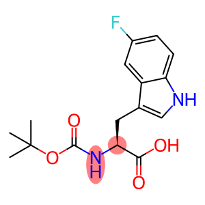 L-Tryptophan, N-[(1,1-dimethylethoxy)carbonyl]-5-fluoro-