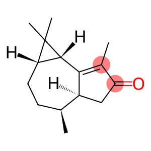 [1aS,(+)]-1,1aα,2,3,4,4aβ,5,7bα-Octahydro-1,1,4α,7-tetramethyl-6H-cyclopropa[e]azulene-6-one