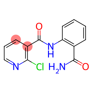 N-(2-CARBAMOYL-PHENYL)-2-CHLORO-NICOTINAMIDE