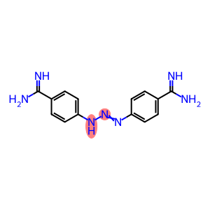 4-[2-(4-carbamimidoylphenyl)iminohydrazinyl]benzenecarboximidamide