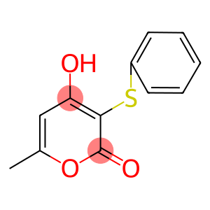 4-hydroxy-6-methyl-3-(phenylsulfanyl)-2H-pyran-2-one