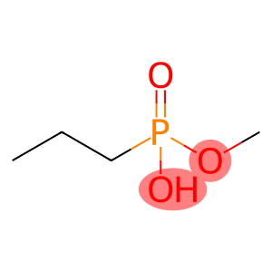 Propylphosphonic acid hydrogen methyl ester