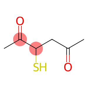 2,5-Hexanedione, 3-Mercapto-