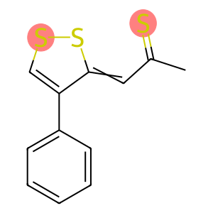 1-(4-phenyl-3H-1,2-dithiol-3-ylidene)-2-propanethione