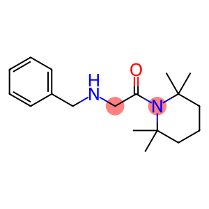 Ethanone, 2-[(phenylmethyl)amino]-1-(2,2,6,6-tetramethyl-1-piperidinyl)-