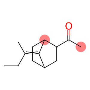 Ethanone, 1-[7-(1-methylpropylidene)bicyclo[2.2.1]hept-2-yl]- (9CI)