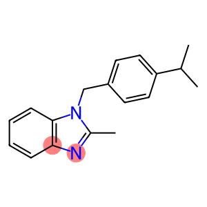 1-(4-isopropylbenzyl)-2-methyl-1H-benzo[d]imidazole