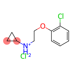 [2-(2-chlorophenoxy)ethyl]cyclopropylammonium chloride