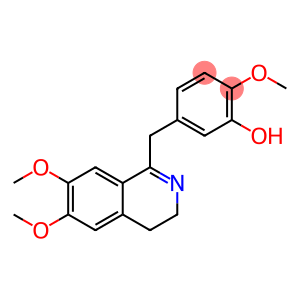5-((6,7-dimethoxy-3,4-dihydroisoquinolin-1-yl)methyl)-2-methoxyphenol hydrochloride