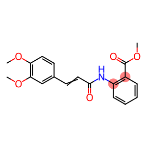 Benzoic acid, 2-[[3-(3,4-diMethoxyphenyl)-1-oxo-2-propenyl]aMino]-, Methyl ester