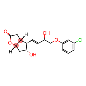 2H-Cyclopenta[b]furan-2-one,4-[(1E,3R)-4-(3-chlorophenoxy)-3-hydroxy-1-buten-1-yl]hexahydro-5-hydroxy-,(3aR,4R,5R,6aS)-