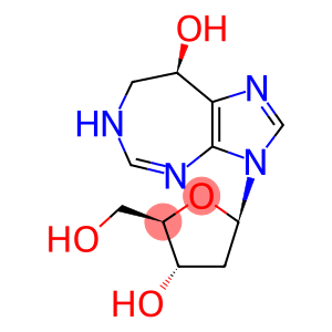 (r)-3-(2-deoxy-beta-d-erythro-pento-furanosyl)-3,6,7,8-tetrahydroimidazo[4,5-d