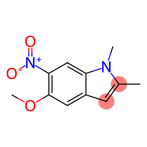6-Nitro-5-methoxy-1,2-dimethylindole