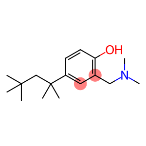 Phenol, 2-[(dimethylamino)methyl]-4-(1,1,3,3-tetramethylbutyl)-