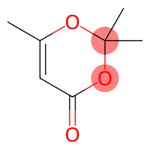 2,2,4-trimethyl-6-keto-1,3-dioxin