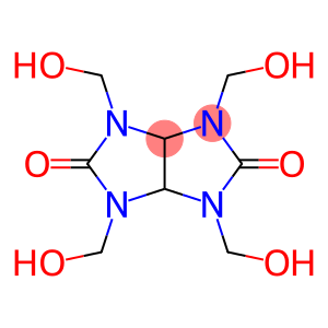 1,3,4,6-Tetrakis-hydroxymethyl-tetrahydro-imidazo(4,5-d)imidazole-2,5-dione