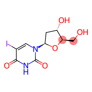 1-(2-deoxy-beta-D-threo-pentofuranosyl)-5-iodopyrimidine-2,4(1H,3H)-dione