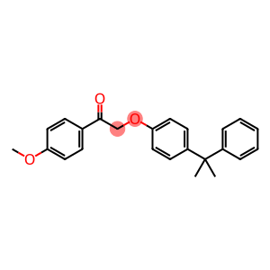 1-(4-methoxyphenyl)-2-[4-(2-phenylpropan-2-yl)phenoxy]ethanone