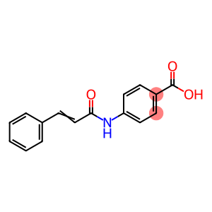 Benzoic acid, 4-[(1-oxo-3-phenyl-2-propen-1-yl)amino]-