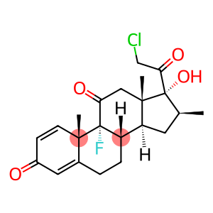 Pregna-1,4-diene-3,11,20-trione, 21-chloro-9-fluoro-17-hydroxy-16-methyl-, (16β)-