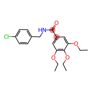 N-(4-chlorobenzyl)-3,4,5-triethoxybenzamide