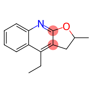 Furo[2,3-b]quinoline, 4-ethyl-2,3-dihydro-2-methyl-
