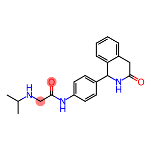 Acetamide, 2-[(1-methylethyl)amino]-N-[4-(1,2,3,4-tetrahydro-3-oxo-1-isoquinolinyl)phenyl]-