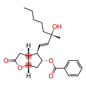 2H-Cyclopenta[b]furan-2-one, 5-(benzoyloxy)hexahydro-4-(3-hydroxy-3-methyl-1-octenyl)-, [3aR-[3a,4(1E,3S*),5,6a]]-