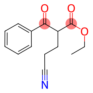 ethyl 4-cyano-2-phenylcarbonyl-butanoate