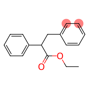 Benzenepropanoic acid, .alpha.-phenyl-, ethyl ester