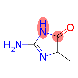 4H-Imidazol-4-one, 2-amino-3,5-dihydro-5-methyl-