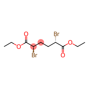 Hexanedioic acid, 2,5-dibromo-, 1,6-diethyl ester, (2R,5S)-rel-