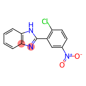 1H-BENZIMIDAZOLE, 2-(2-CHLORO-5-NITROPHENYL)-