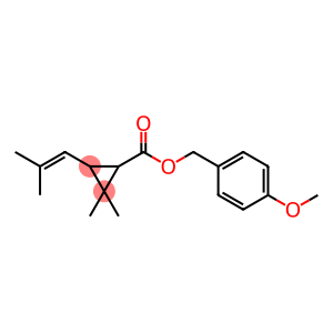 (4-methoxyphenyl)methyl 2,2-dimethyl-3-(2-methylprop-1-enyl)cyclopropa ne-1-carboxylate