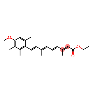 Ethyl all-trans-9-(4-methoxy-2,3,6-trimethylphenyl)-3,7-dimethyl-2,4,6,8-nonatetraenoate